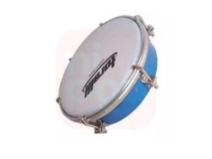 Tamborim 6 ''Torelli TT404 - Pele Leitosa c/ Capa e Baqueta