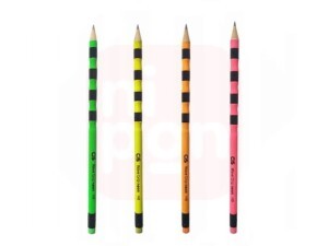 Lapis N2 HB c/ Borracha Wave Grip Neon CIS