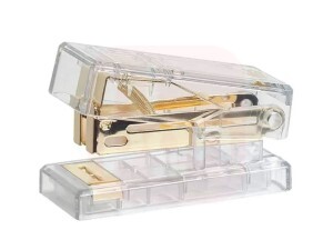 Grampeador Cristal Até 20 Folhas Grampo 26/6