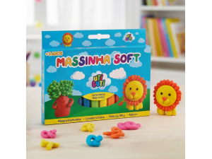 Massa de Modelar Uti Guti 12 Cores 180g